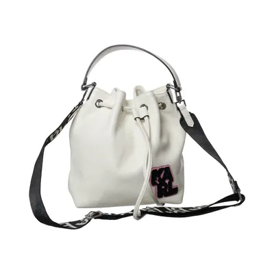 Umhängetasche (Weiß, Schwarz, Pink) von Karl Lagerfeld