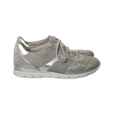 Sneakers (Gray, Silver) from Semler Leather