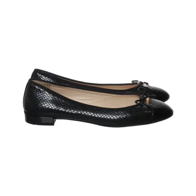 Ballerines (Noir) de Prada Cuir