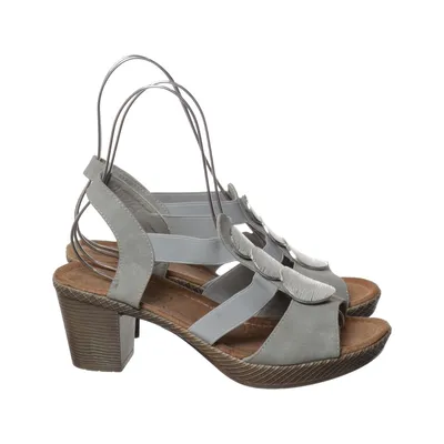 Højhælede sandaler (Grå) fra Annie G.