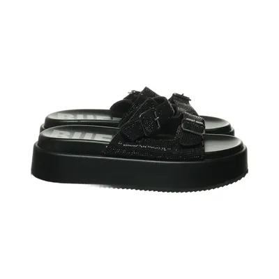 Mules (Noir) de Buffalo Polyester