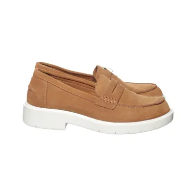 Loafers (Brun, Hvid) fra Geox Læder