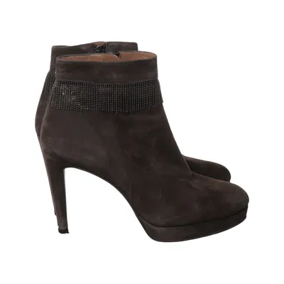 Bottes à talons (Marron) de Pedro Miralles Cuir