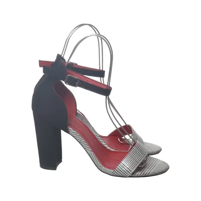 High heel sandals (Black, White, Multicolored) from Erynn