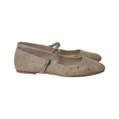 Ballerinasko (Beige) fra Graceland Læder