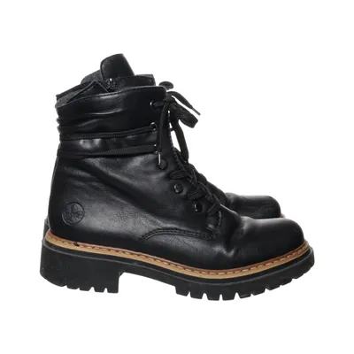 Laced boots (Black) from Rieker