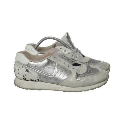 Baskets (Argent, Gris) de Post Xchange Cuir