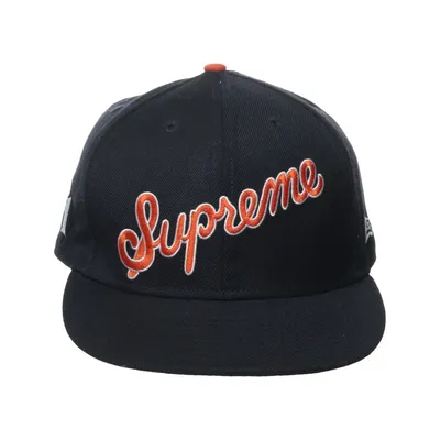 Baseballkeps (Blå) från Supreme x New Era Ull