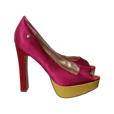 High heel sandals (Pink, Yellow, Red) from Blink