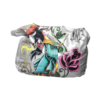 Handbag (Silver, Multicolored) from Christian Audigier