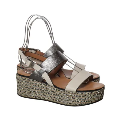 Chaussure compensées (Blanc, Argent, Multicolore) de ONYX