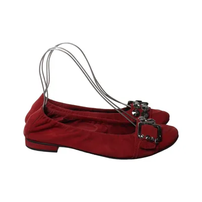 Ballet flats (Red) from K&S Leather