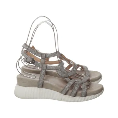 Sandals (Silver, Beige) from Alma en Pena