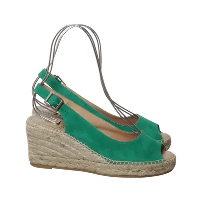 Wedges (Green) from Kanna Leather