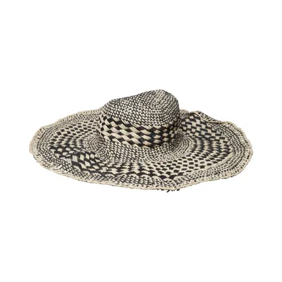 Chapeau de soleil (Noir, Beige) de Zara Accessories