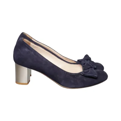Pumps (Blue) from Linea Raffaelli Leather
