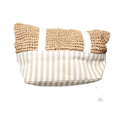 Beach bag (Beige, Brown) from Roxy Cotton, Polyester