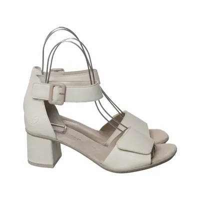 Højhælede sandaler (Beige) fra Rieker Antistress Læder