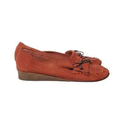 Moccasins (Orange) from Gino Ventori Leather