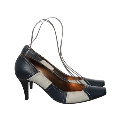 Pumps (Blue, White) from Baldinini Leather