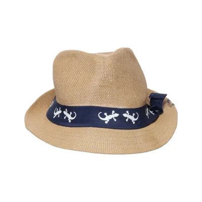 Fedora hat (Beige, Blue) from Wonderful