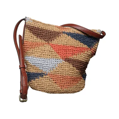 Schoudertas (Bruin, Meerkleurig) van Lucky Brand Katoen, Polyurethaan