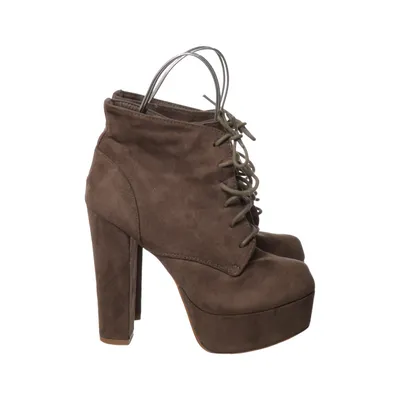 Heeled boots (Brown) from Kayla Leather