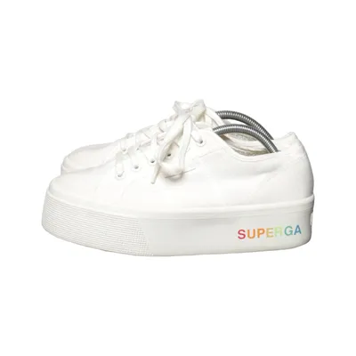 Tygskor (Vit) från Superga