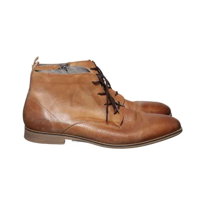 Bottes à lacets (Marron) de Fraiche Cuir