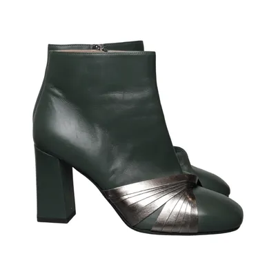 Heeled boots (Black) from Pollini Leather