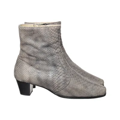 Bottes à talons (Gris) de Hassia Cuir