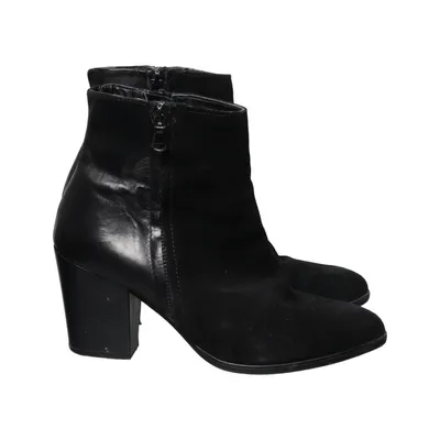 Heeled boots (Black) from Varese Leather
