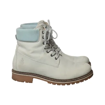 Laced boots (White, Blue) from Sommerkind
