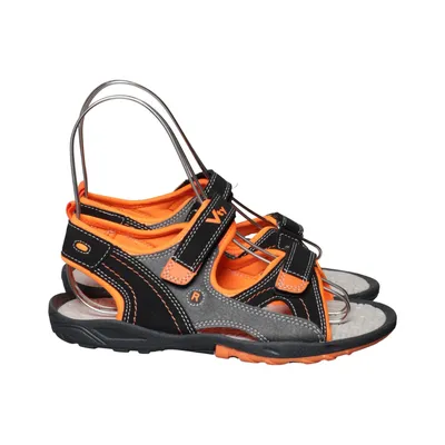 Sandaler (Sort, Orange, Grå) fra Vty Læder