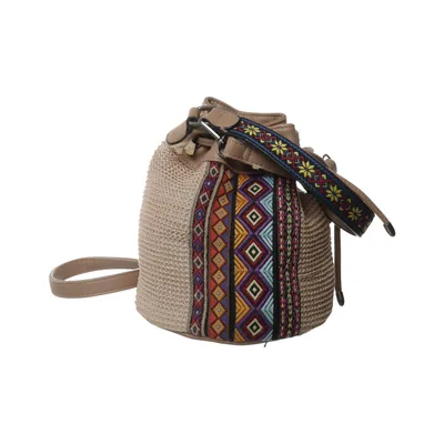 Shoulder-bag (Beige, Multicolored) from Eternel