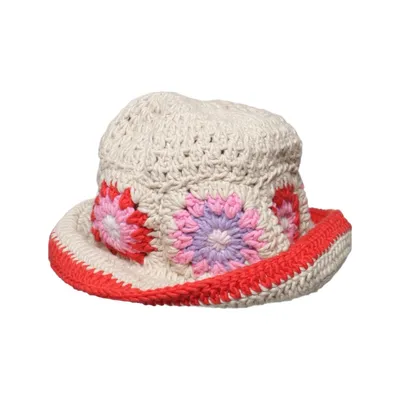 Bucket hat (Beige, Multicolored) from Jonas Nielsen Acrylic, Cotton