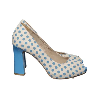 Hoge hakken (Beige, Blauw, Meerkleurig) van Tamaris Leer