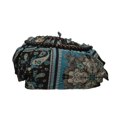 Handbag (Blue, Brown, Multicolored)