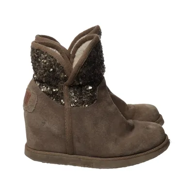Ankle boots (Beige) from Les Tropeziennes Leather, Polyester