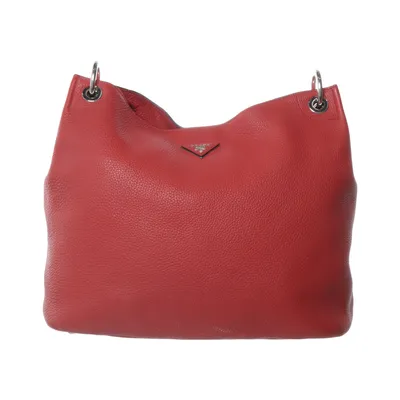 Handbag (Red) from Prada Leather
