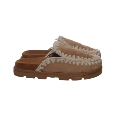 Slippers (Bruin, Beige) van Mou Leer