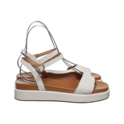 Sandales (Blanc, Marron) de J.B Martin Cuir