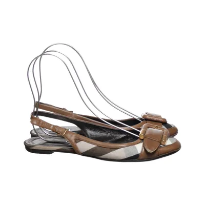Ballerinaskor (Brun, Flerfärgad) från Burberry Skinn