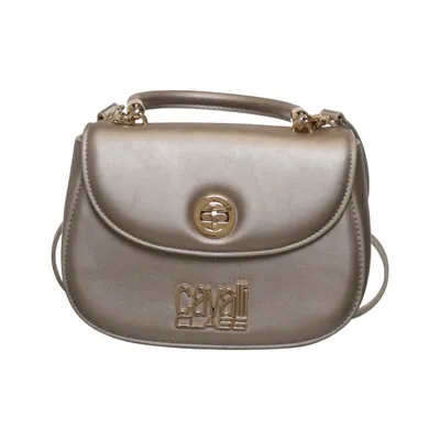 Shoulder-bag (Silver) from Cavalli Class Polyurethane