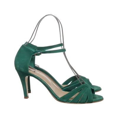 High heel sandals (Green) from Jonak Leather