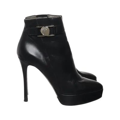 Støvletter (Sort) fra Versace Collection Læder