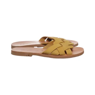 Sandals (Yellow) from Klimatsakis Leather