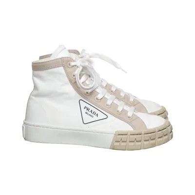 Canvas shoes (Gabardine Wheel) from Prada