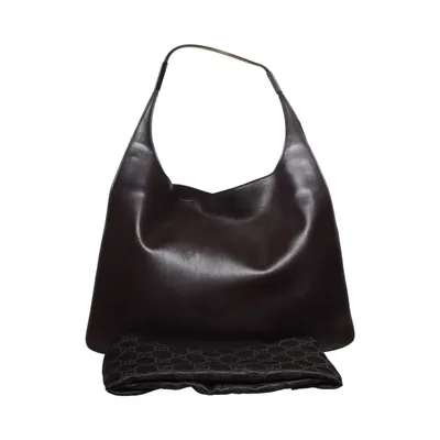 Sac à main (Marron, Argent) de Gucci Cuir