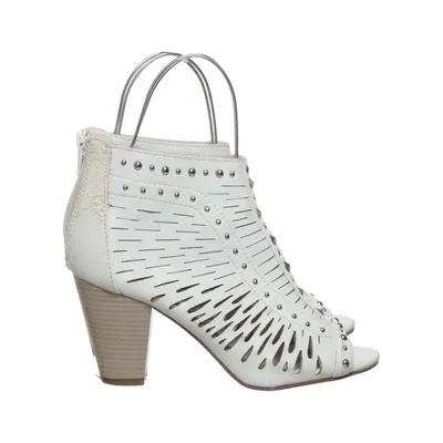High heel sandals (White) from Graceland Faux leather